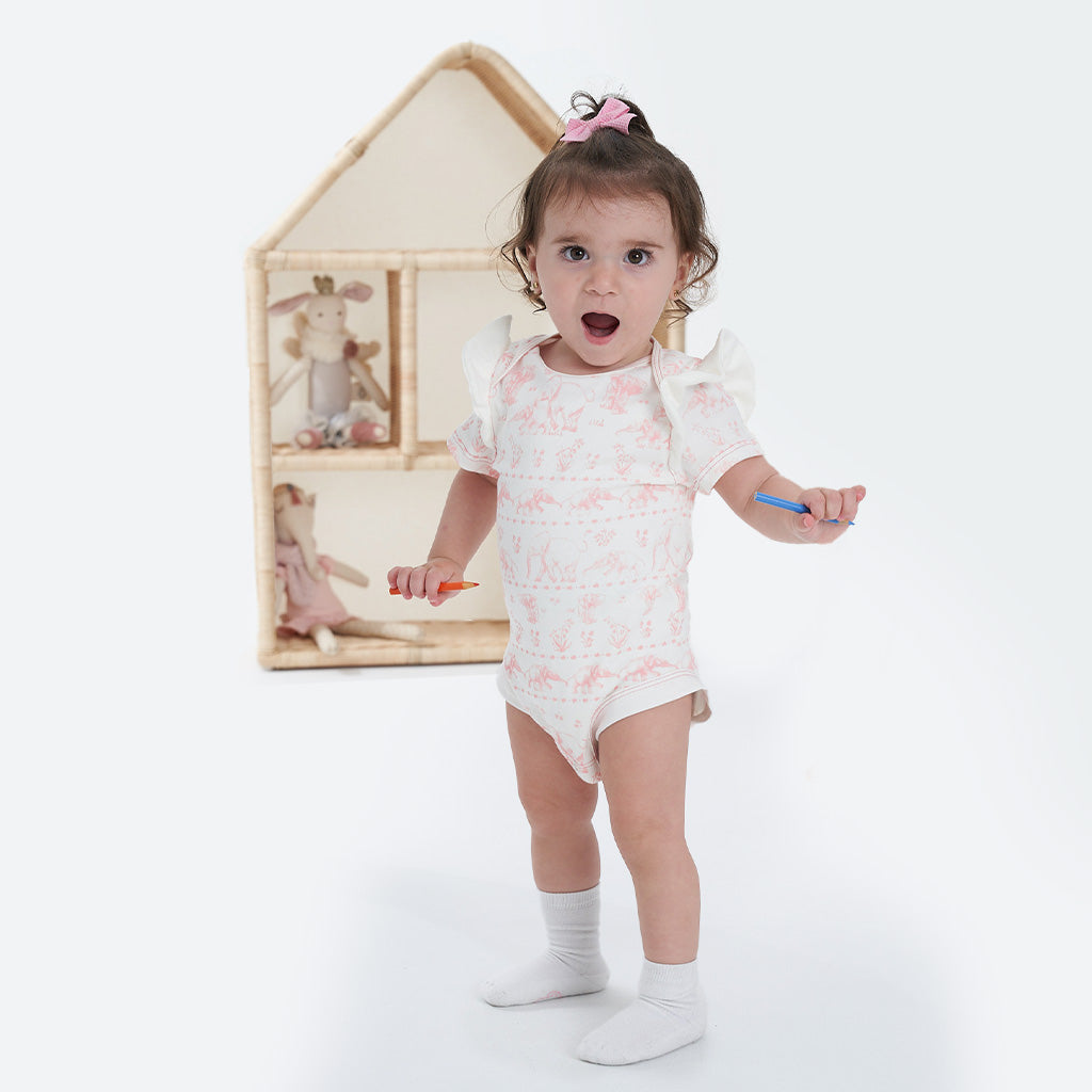 Body Manga Corta Niña