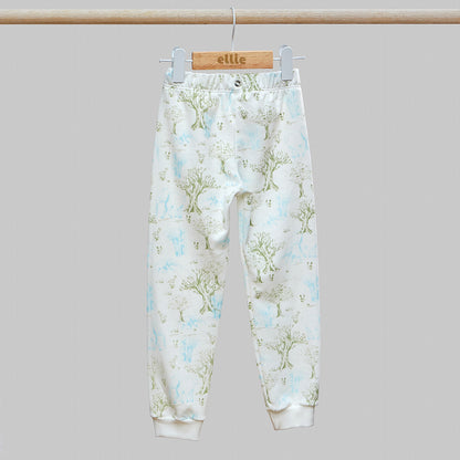 Pijama 2 piezas verde