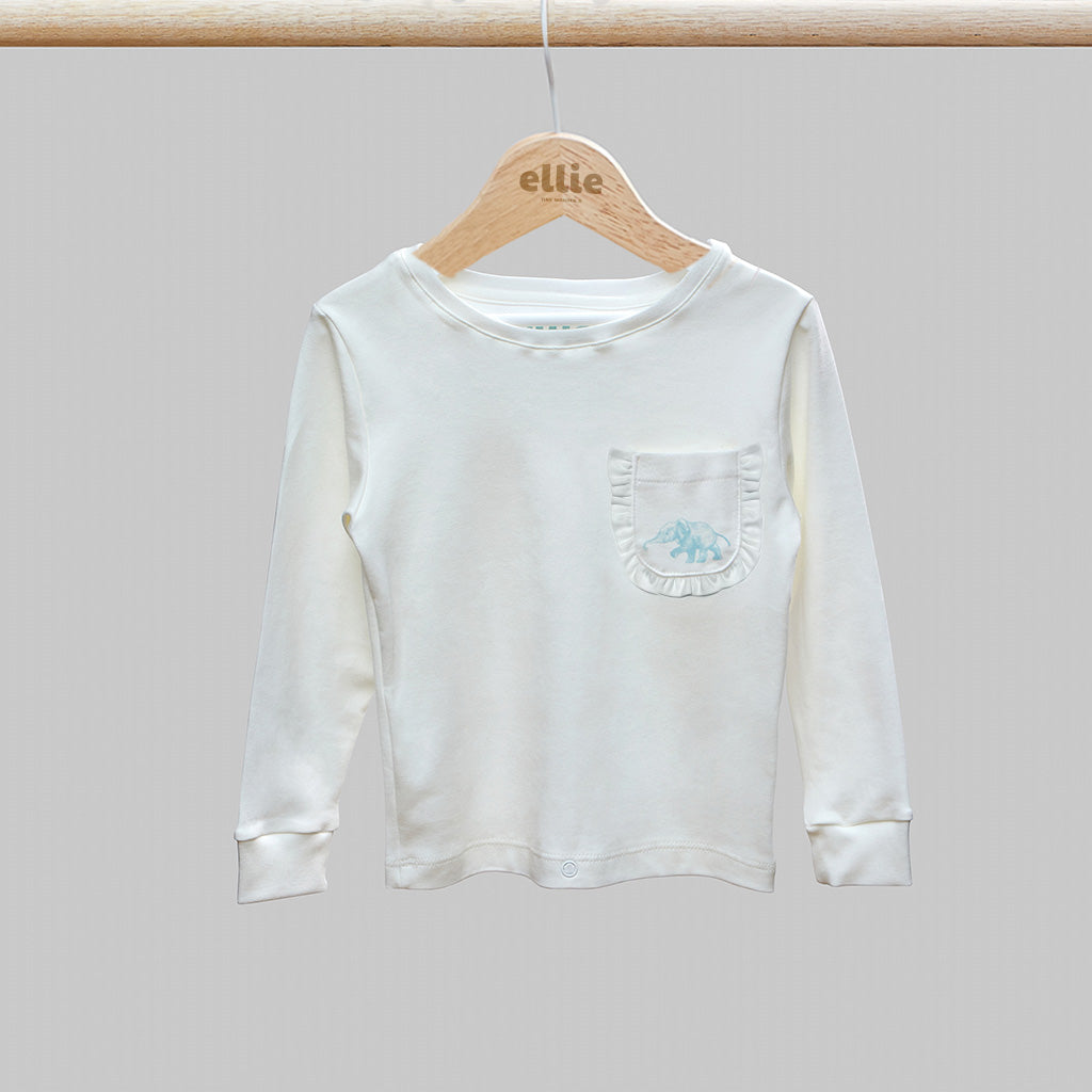 Pijama 2 Piezas Azul con Bolero